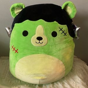 Len squishmallow. Frankenbear. Rare. Halloween